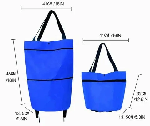 Foldable 2-in-1 Shopping Bag