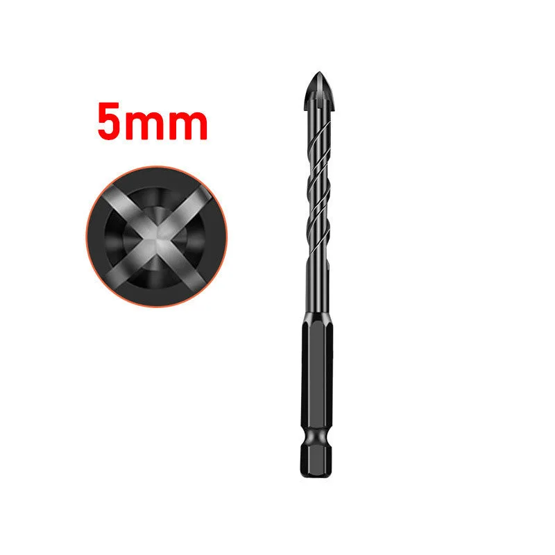 Four-Flute Sawtooth Drill Bit Set