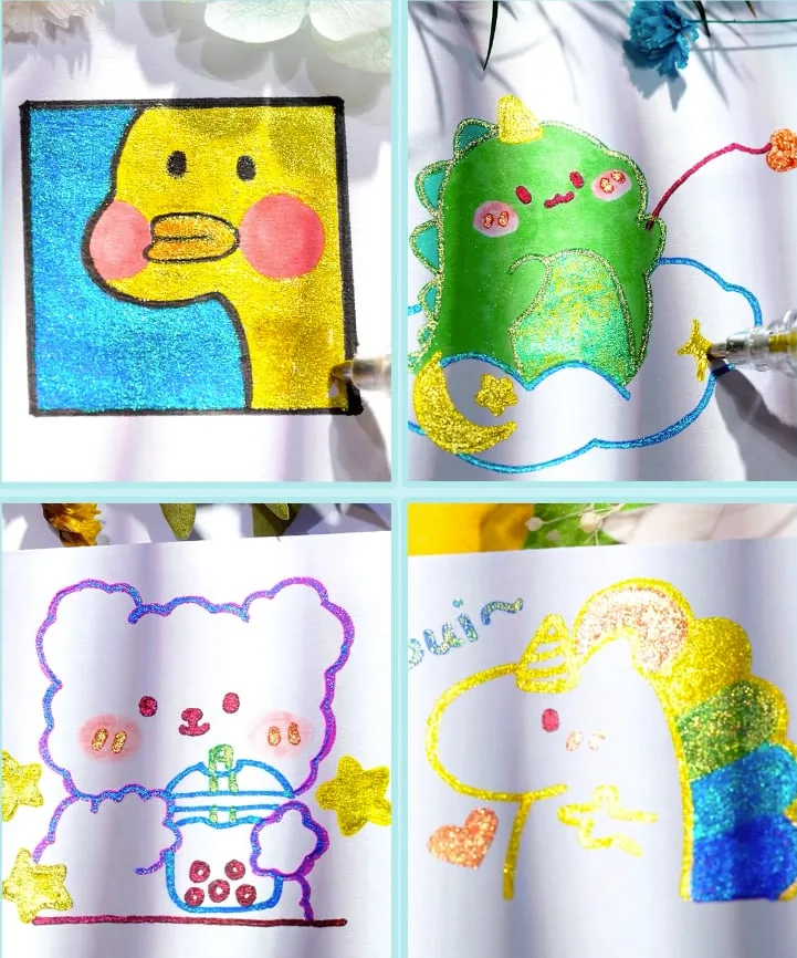 Glitter Gel Pen Set