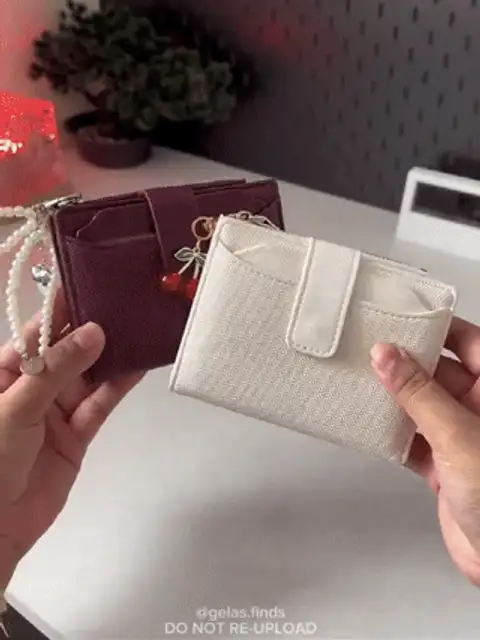 Handheld Multi-Layer Two-Fold Zipper Wallet