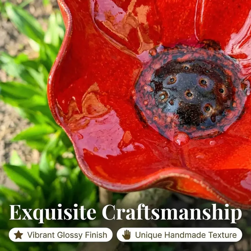 Metal Flower Garden Stake