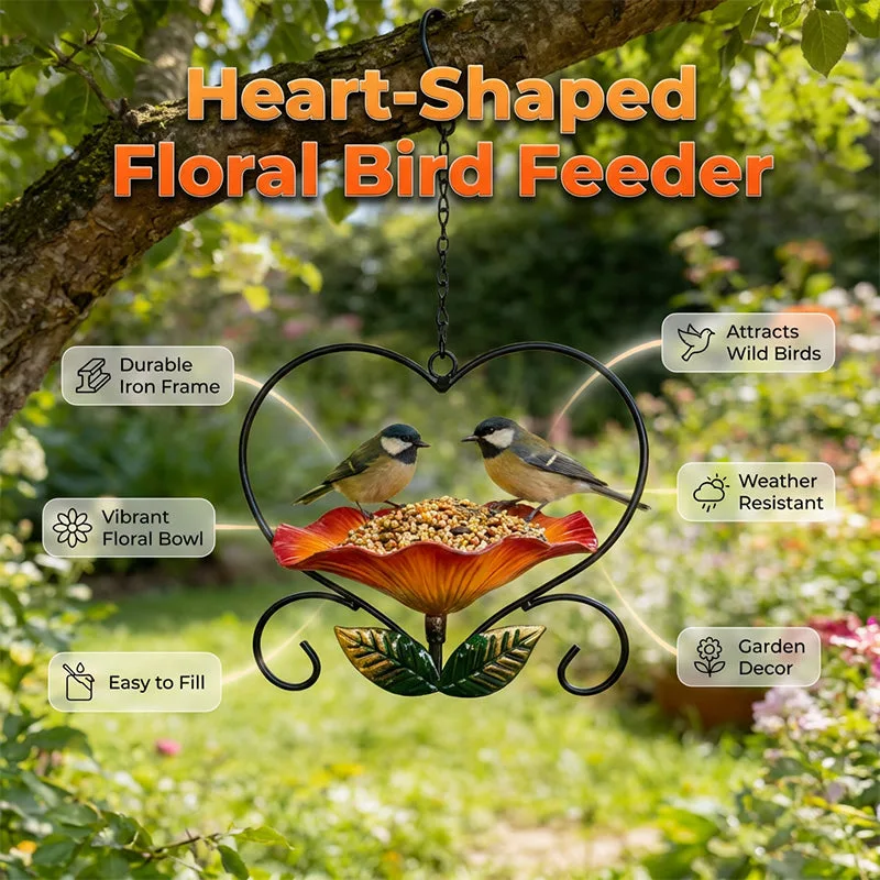 Heart-Shaped Bird Feeder