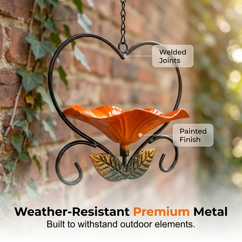 Heart-Shaped Bird Feeder