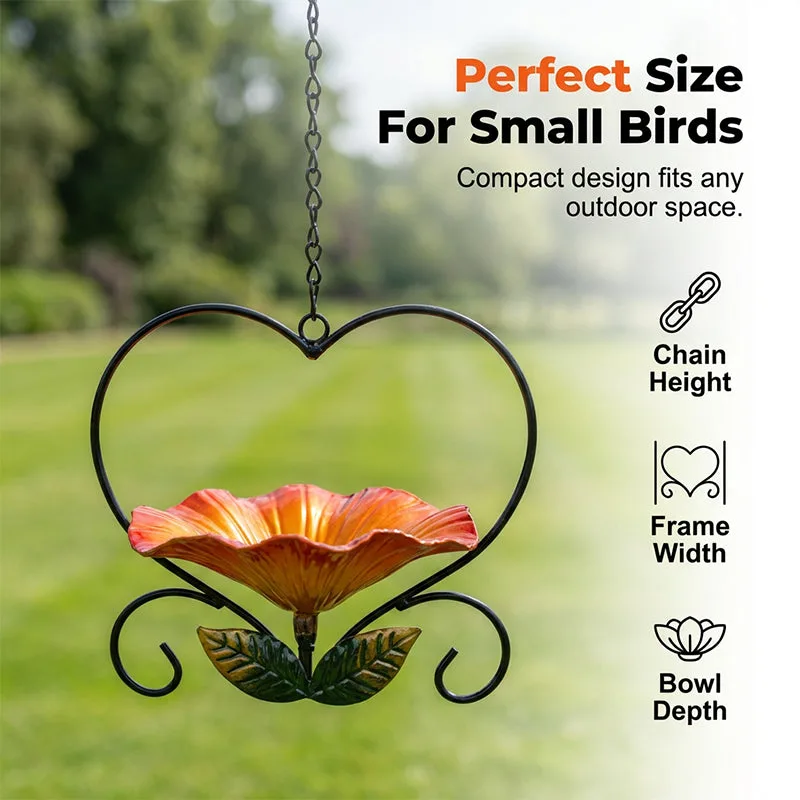 Heart-Shaped Bird Feeder