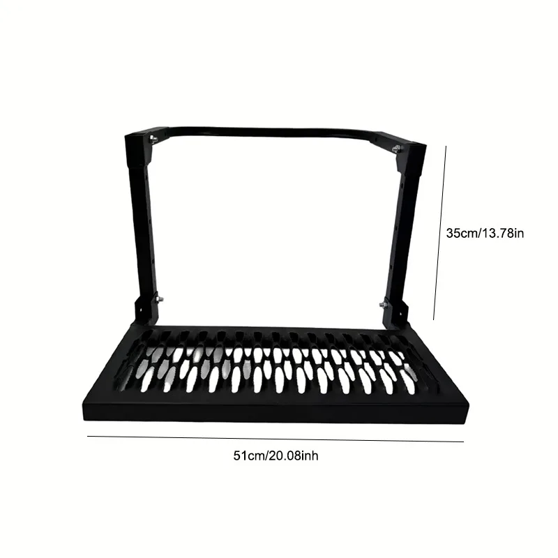 Heavy-Duty Folding Tire Step for Roof Access