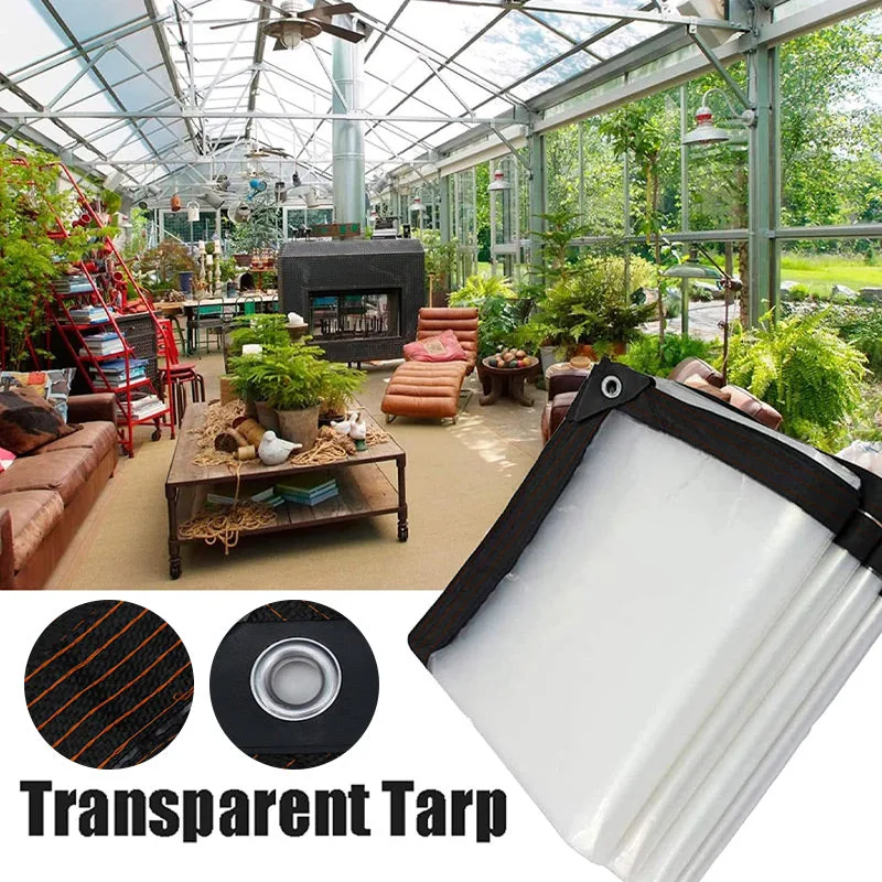 Heavy-Duty Transparent Waterproof Insulated Tarp