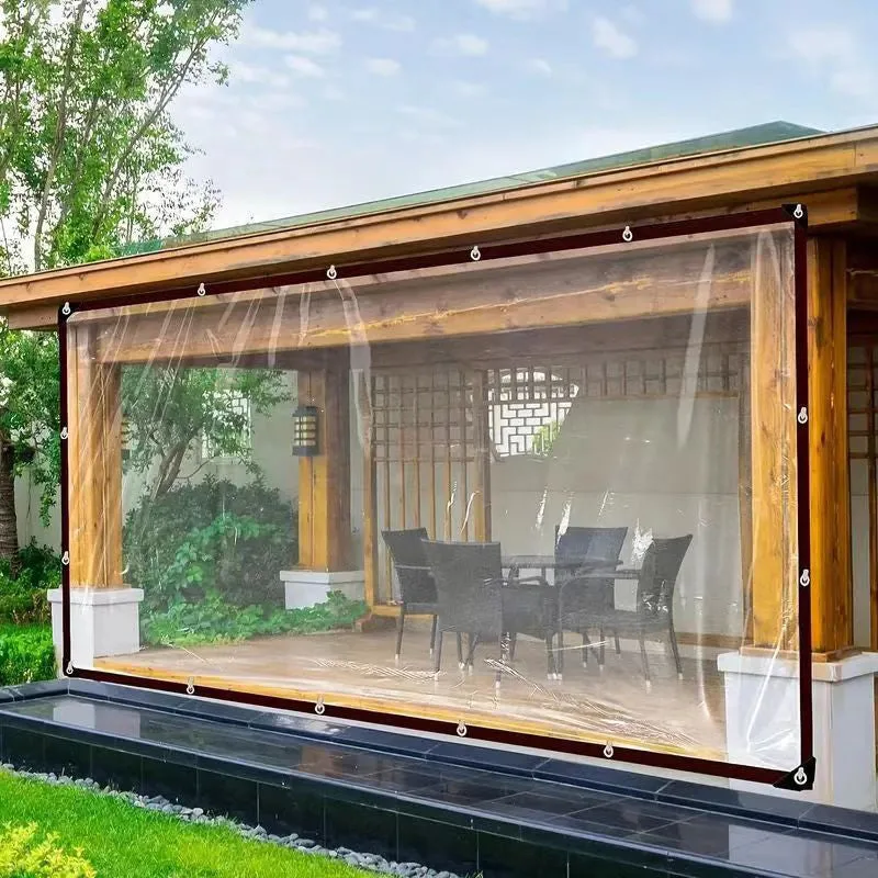 Heavy-Duty Transparent Waterproof Insulated Tarp