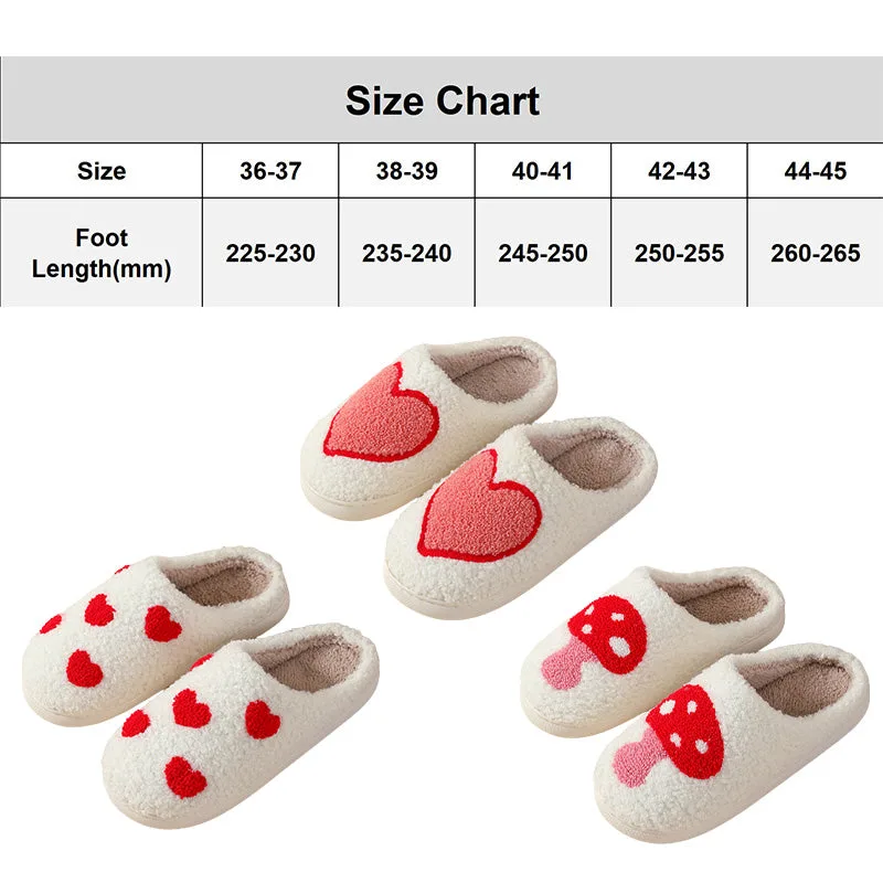 Indoor Anti-Slip Plush Slippers for Couples