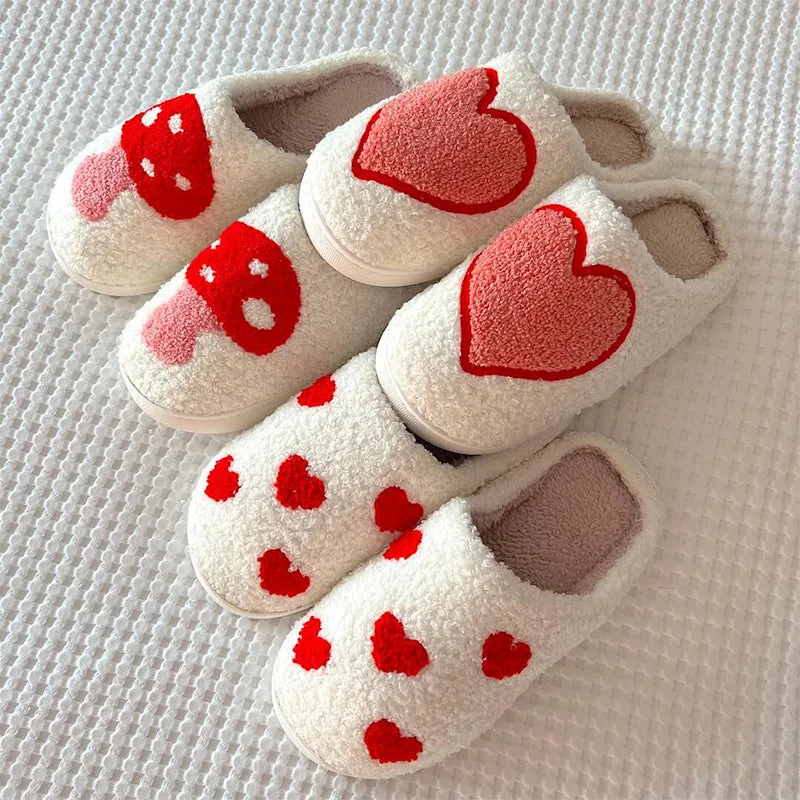 Indoor Anti-Slip Plush Slippers for Couples