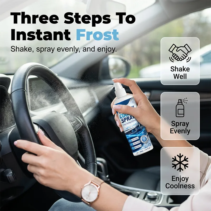 Instant Cooling Car Spray