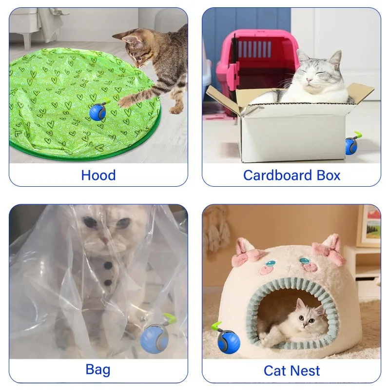 Interactive Rechargeable Cat Toy Ball
