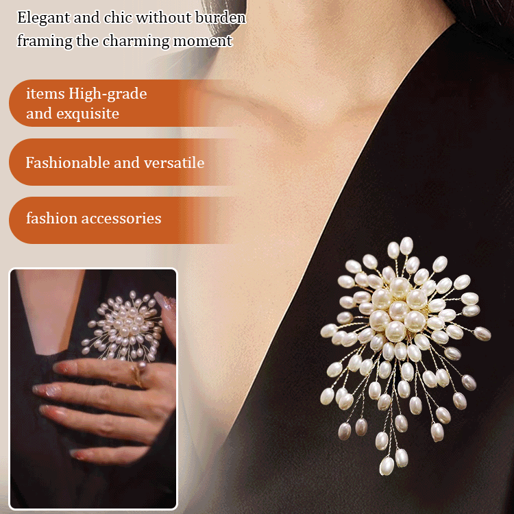Women's Pearl Brooch