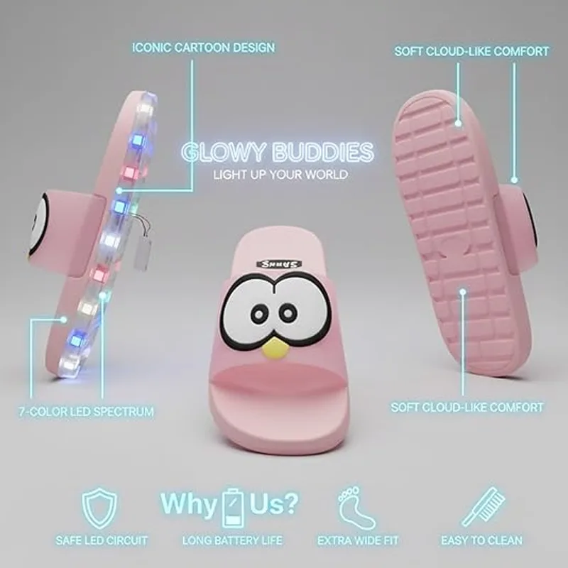 LED Cartoon Slippers