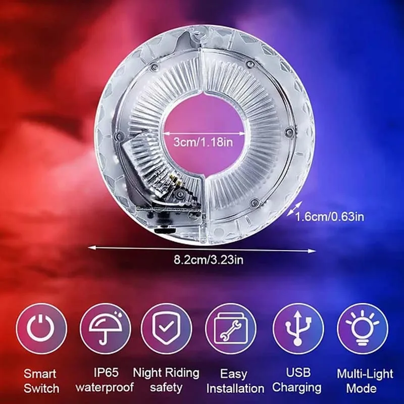 LED Cycling Wheel Hub Lights