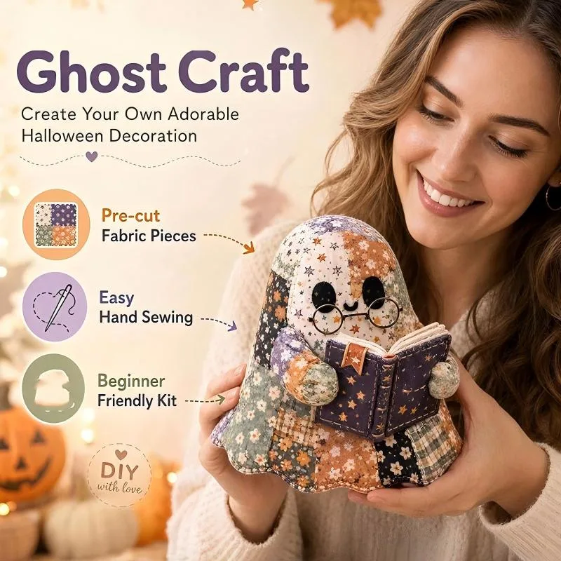 Little Ghost’s Cozy Halloween DIY Patchwork Kit