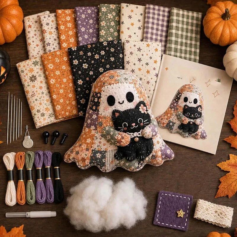 Little Ghost’s Cozy Halloween DIY Patchwork Kit