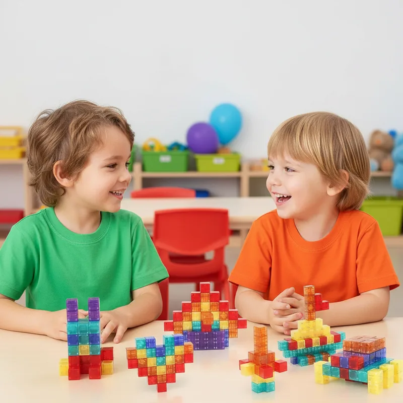 Magnetic Building Block Set for Kids