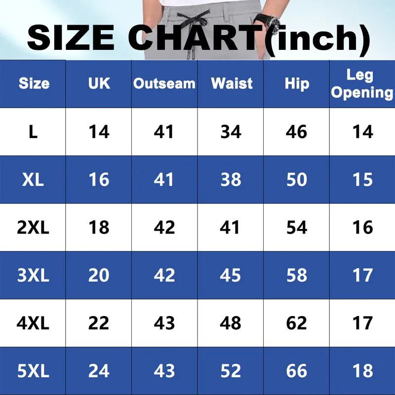 Men’s Breathable Stretch Casual Trousers