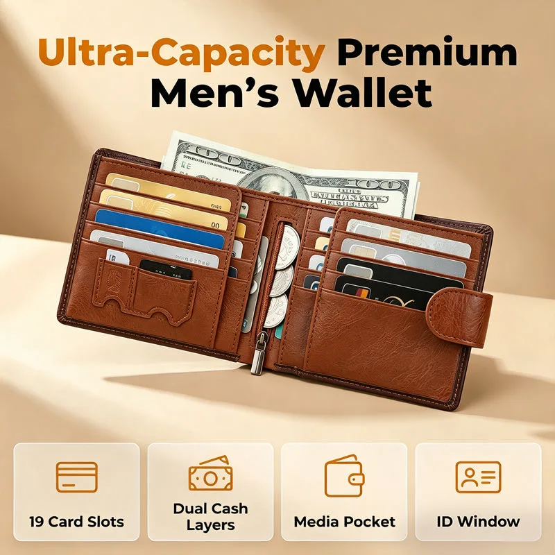 Men’s Vintage RFID Blocking Wallet