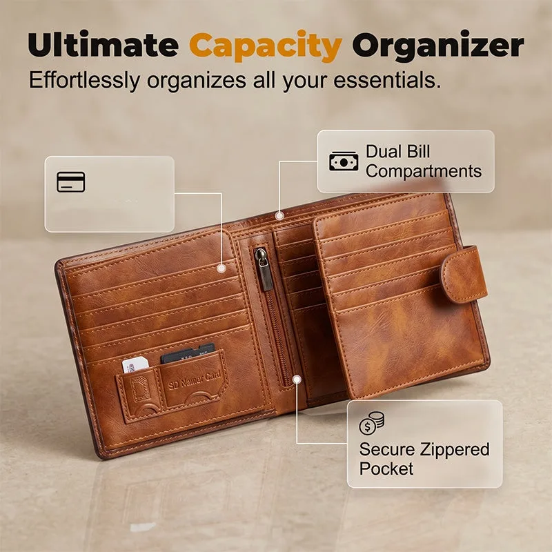 Men’s Vintage RFID Blocking Wallet