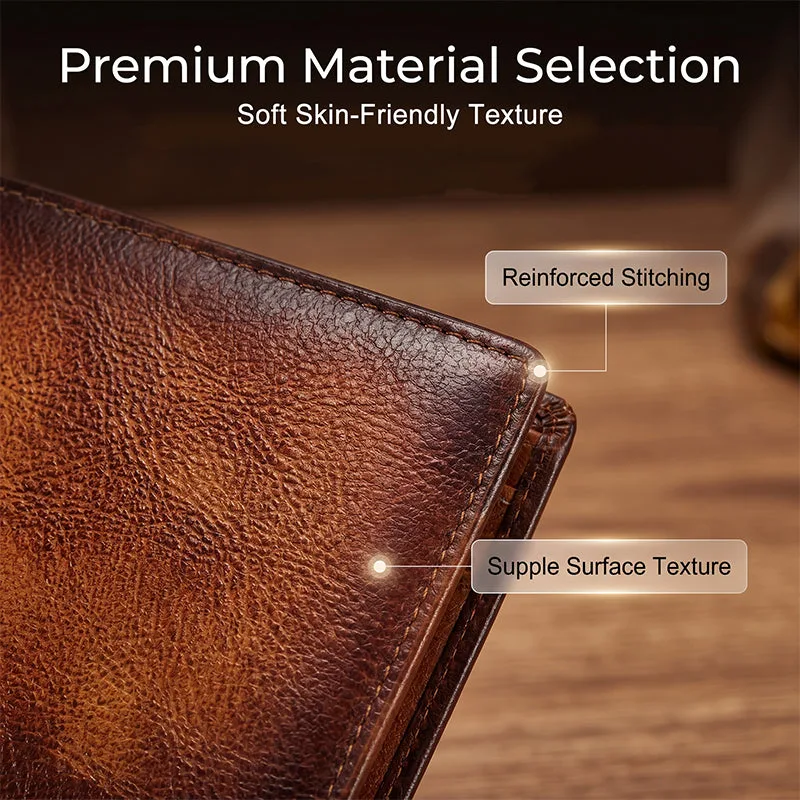 Men’s Vintage RFID Blocking Wallet