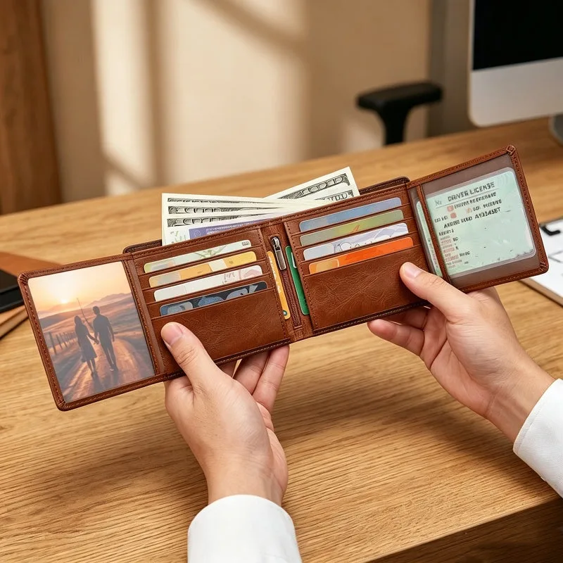 Men’s Vintage RFID Blocking Wallet