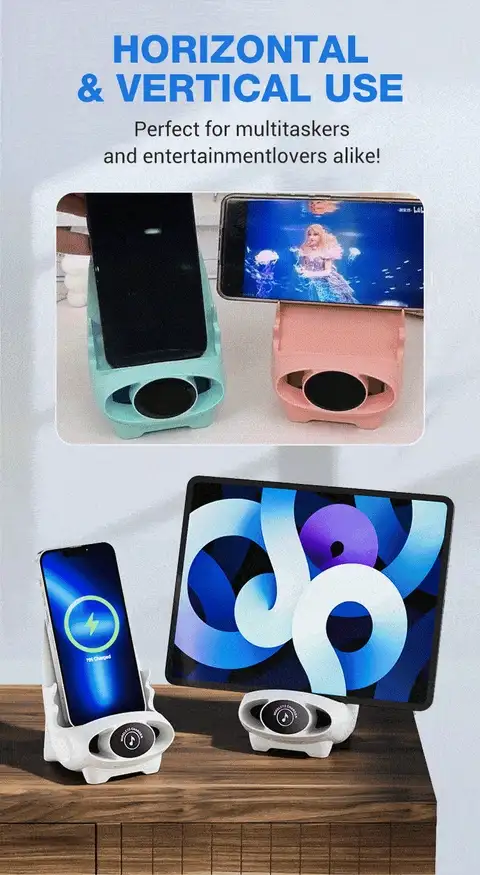 Mini Chair Wireless Fast Charger Multifunctional Phone Holder