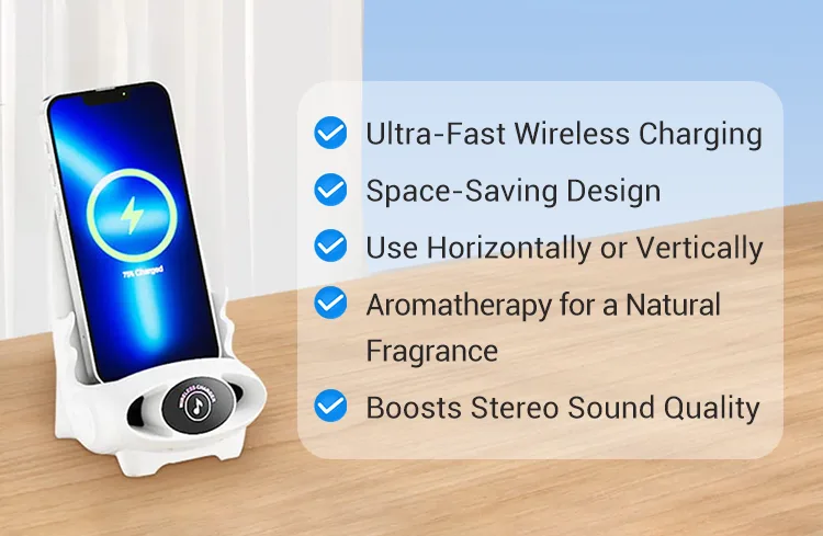 Mini Chair Wireless Fast Charger Multifunctional Phone Holder