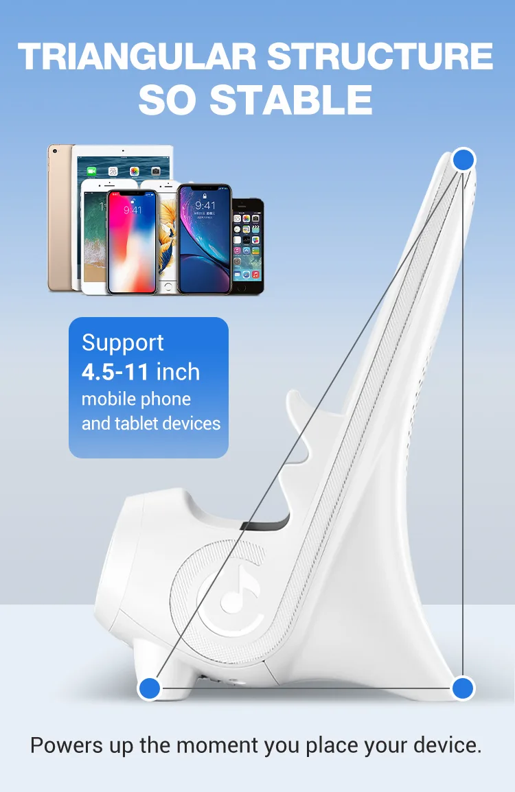 Mini Chair Wireless Fast Charger Multifunctional Phone Holder