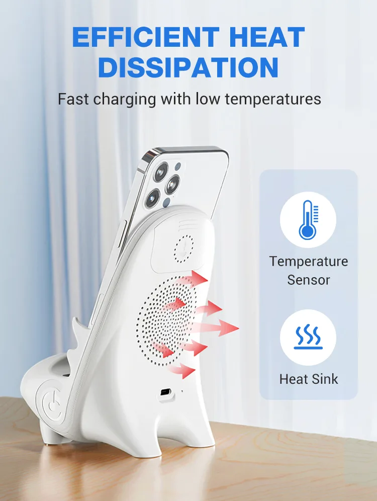 Mini Chair Wireless Fast Charger Multifunctional Phone Holder
