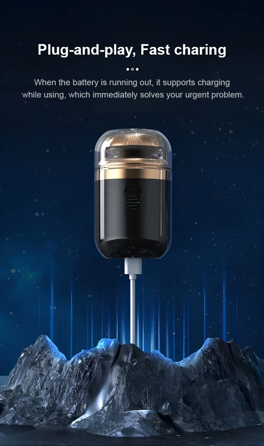 Mini Portable Electric Shaver