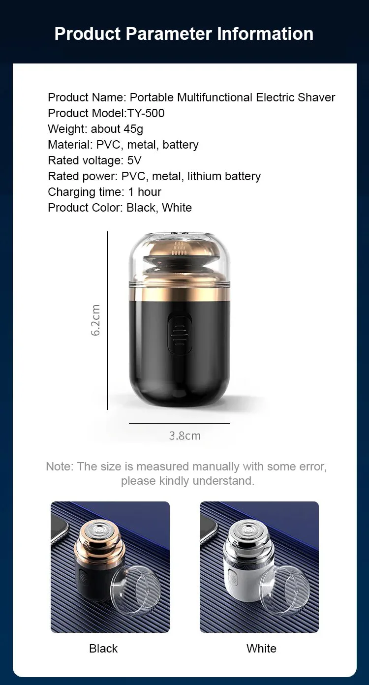 Mini Portable Electric Shaver