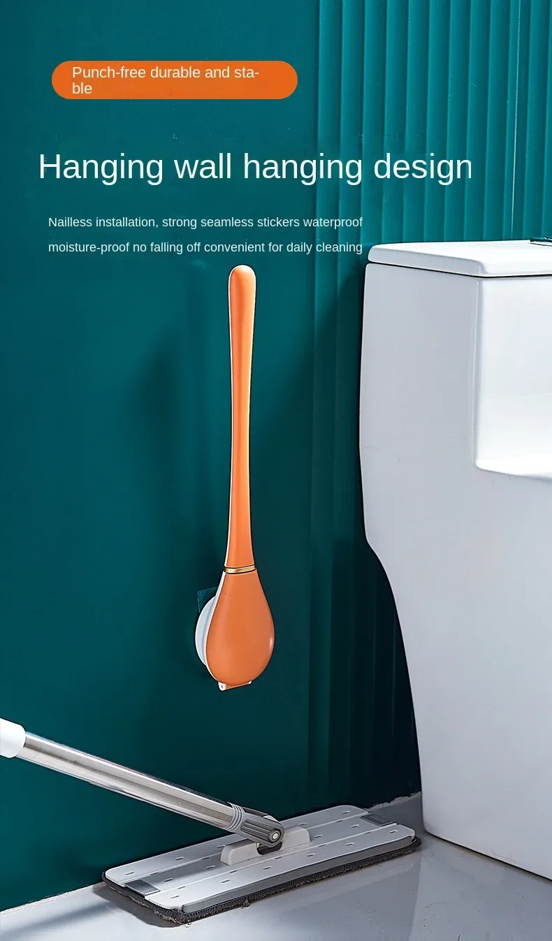 Modern Home Flexible Silicone Toilet Brush
