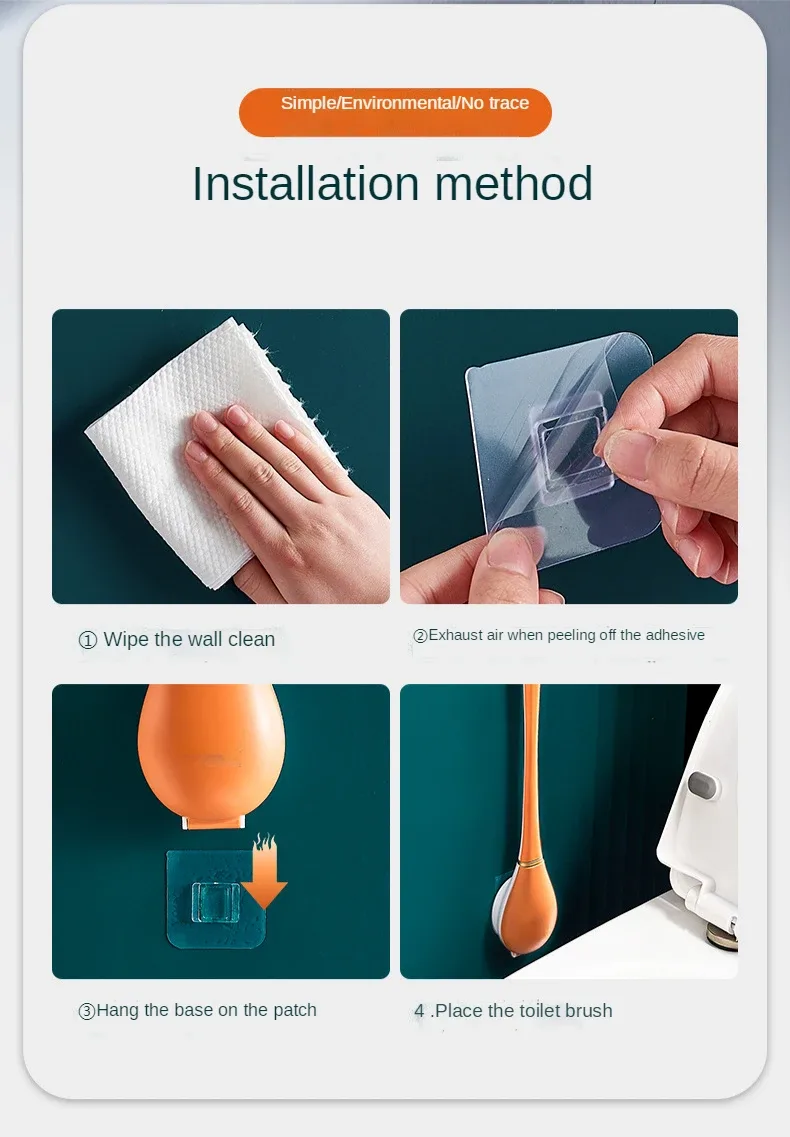 Modern Home Flexible Silicone Toilet Brush