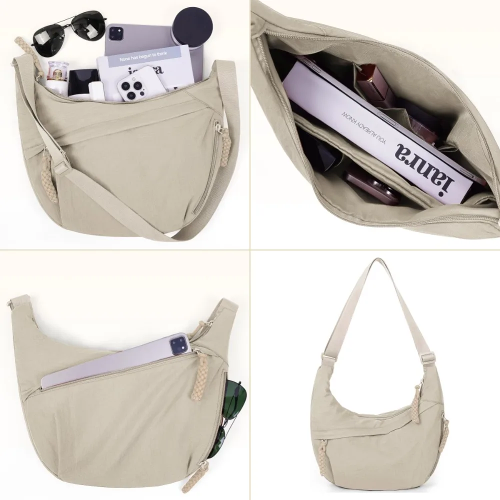 Multifunctional Anti-theft Crossbody Hobo Bag