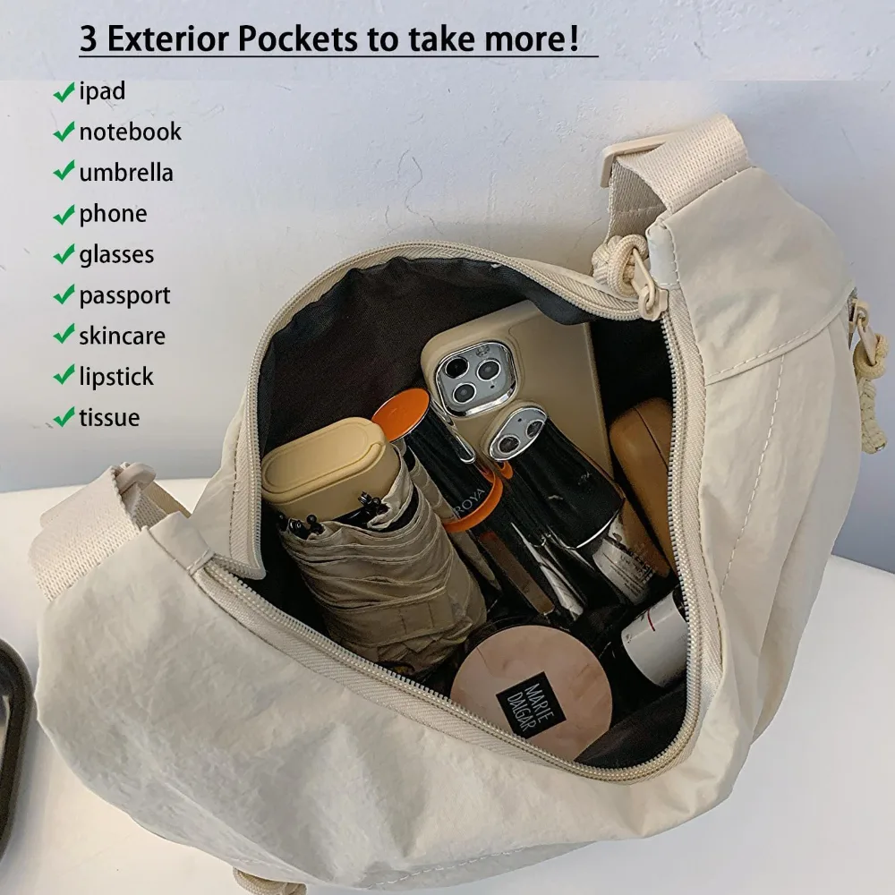 Multifunctional Anti-theft Crossbody Hobo Bag