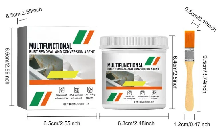 Multifunctional Metal Rust Removal and Conversion Agent