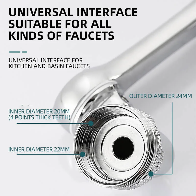 Multifunctional Universal Splash-proof Foaming Splash Filter Extension Faucet