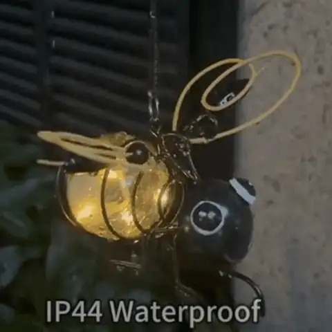 Outdoor Hanging Solar Bee Light