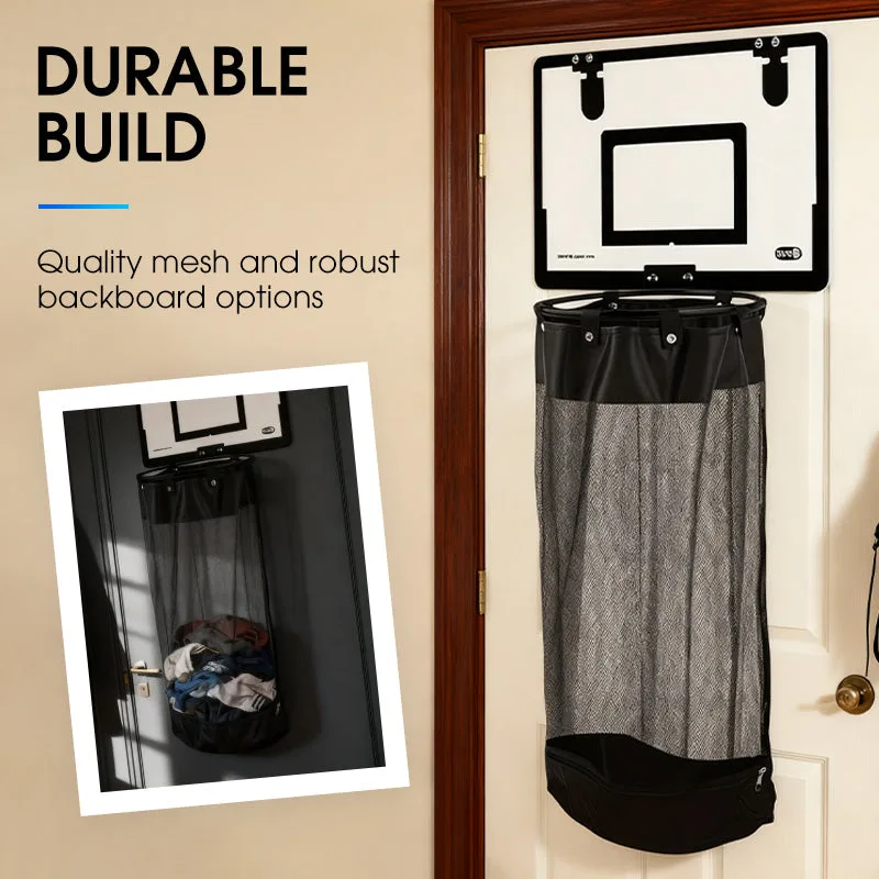 Over-the-Door Basketball Laundry Hamper