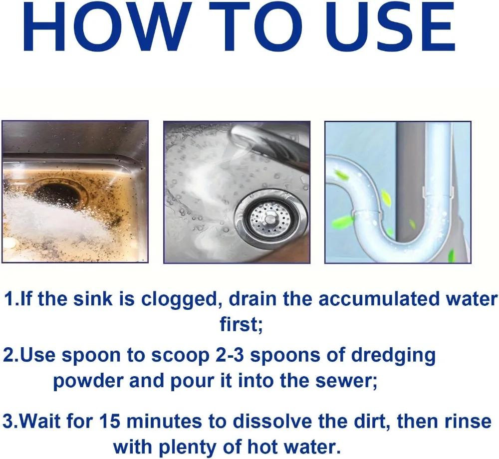 Pipe Dredging Agent for Kitchen and Toilet Pipes