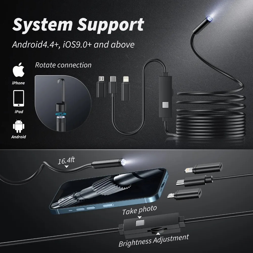 Plug-and-Play Endoscope Camera