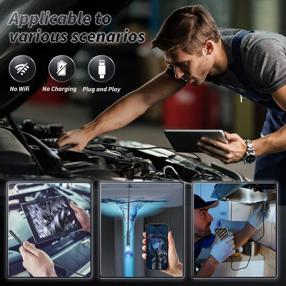 Plug-and-Play Endoscope Camera