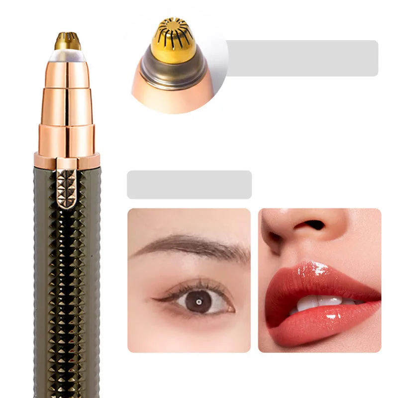 Portable Electric Eyebrow Trimmer – Interchangeable Heads