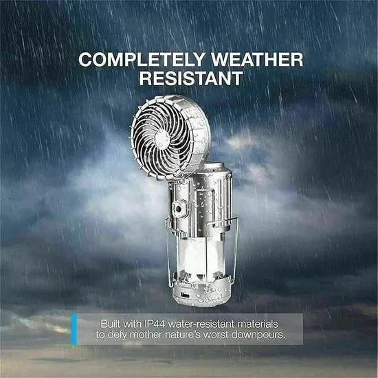 Portable LED Camping Lantern With Fan