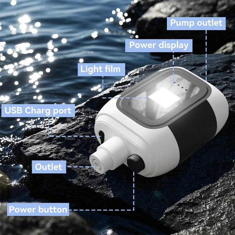 Portable Outdoor Shower with USB Rechargeable Battery