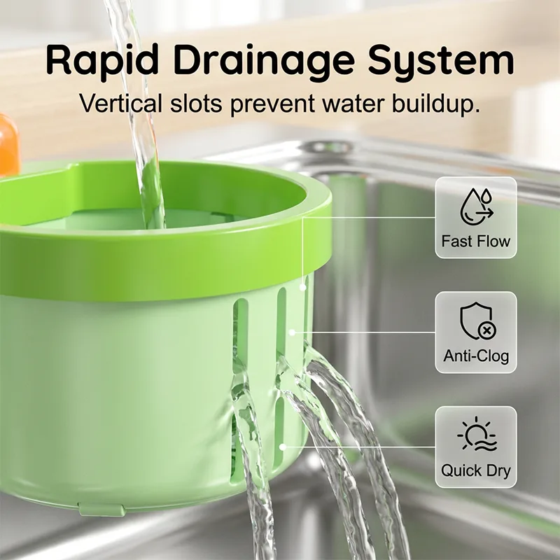 Portable Sanitary Kitchen Sink Strainer Basket