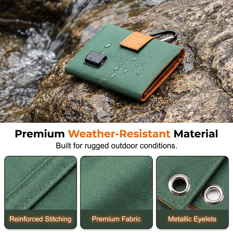 Portable Solar Panel with USB Charging