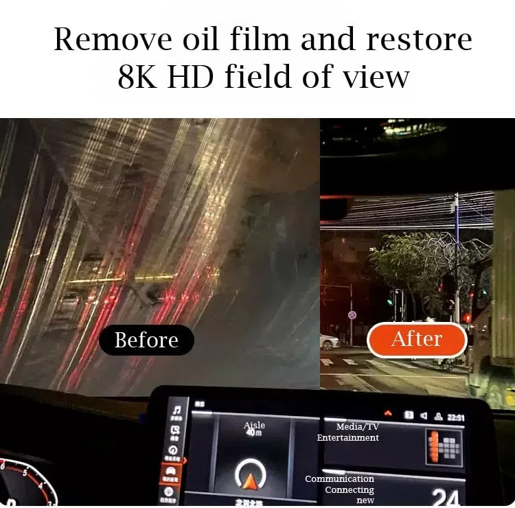 Powerful Oil Film Wipe