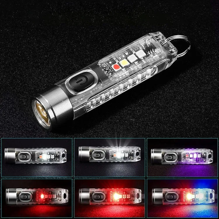 Rechargeable Mini Powerful Keychain Flashlight
